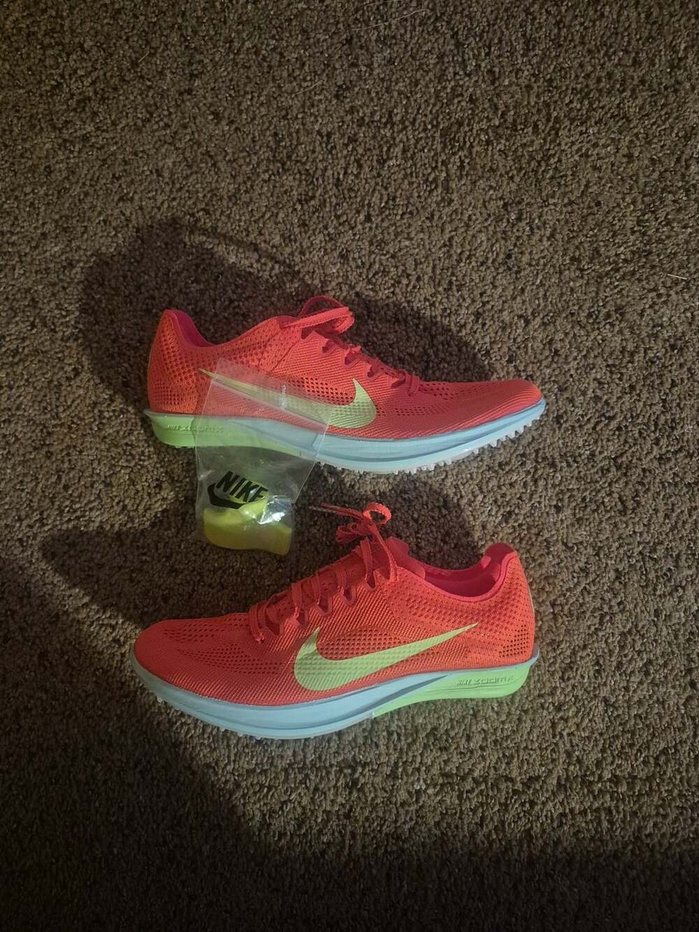 Nike ZoomX Dragonfly 2 Bright Crimson Lime Track Spikes